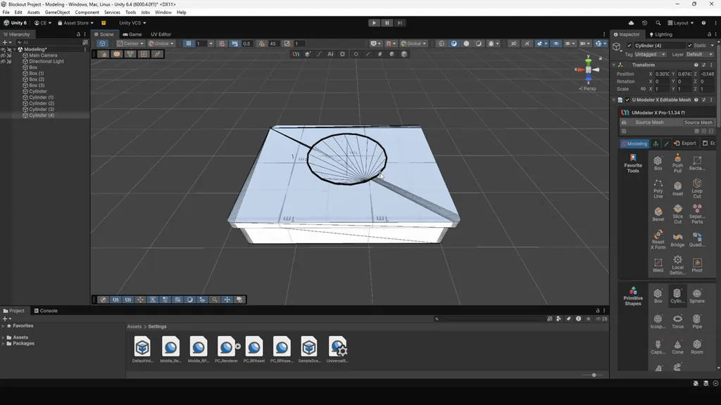 Detailed modeling in UModeler X