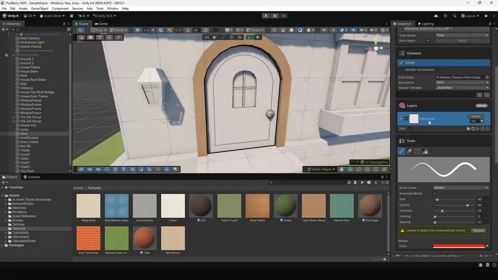 3D painting in UModeler X