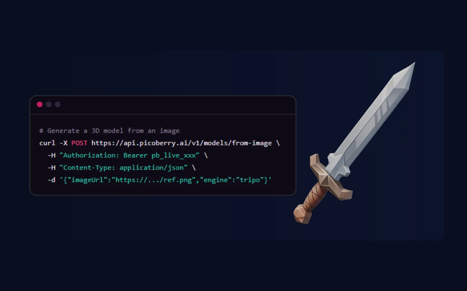 AI 3D Generation API