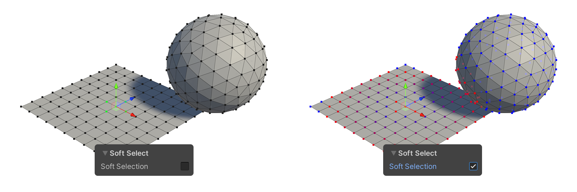 Vertex Soft Selection