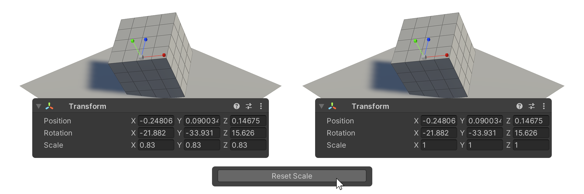 Reset Scale