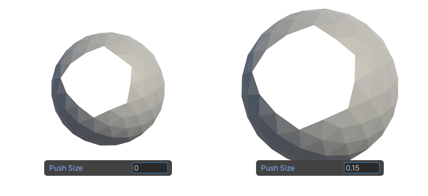 Push Modifier Push Size