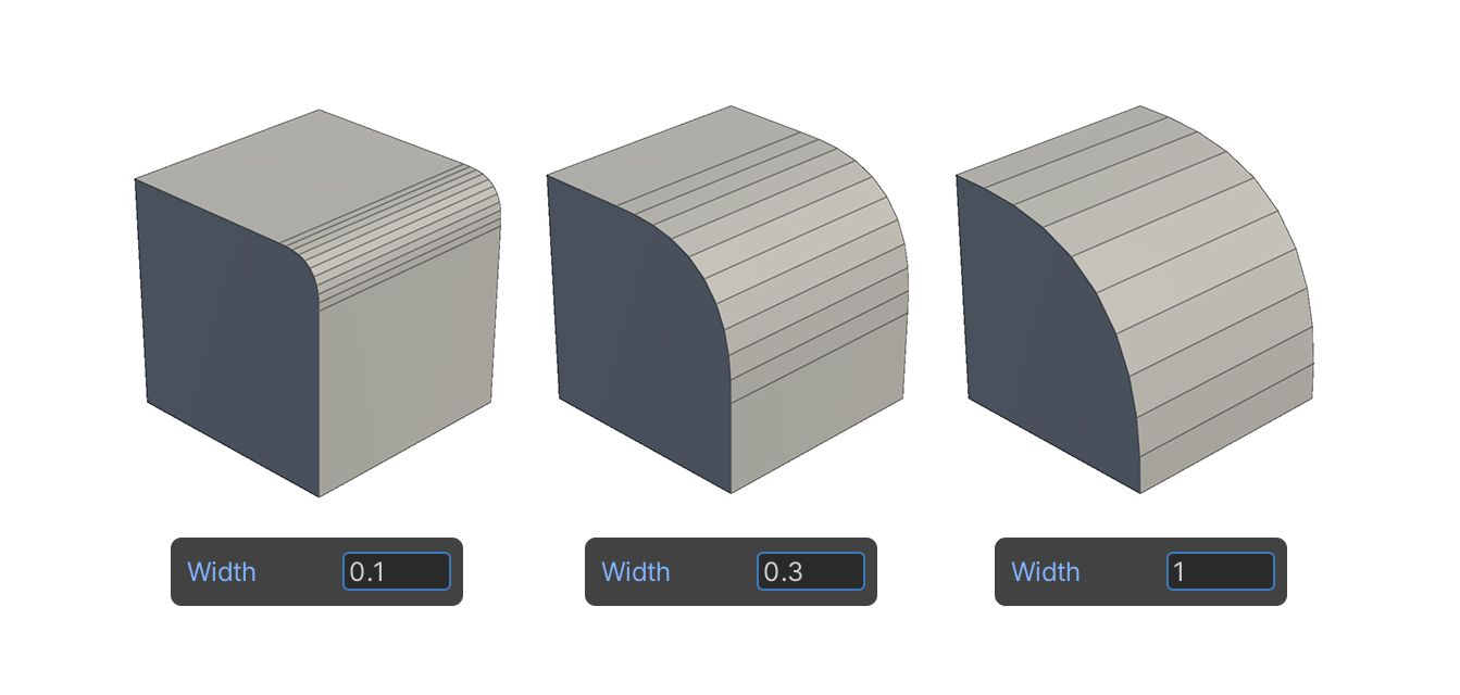 Bevel Width