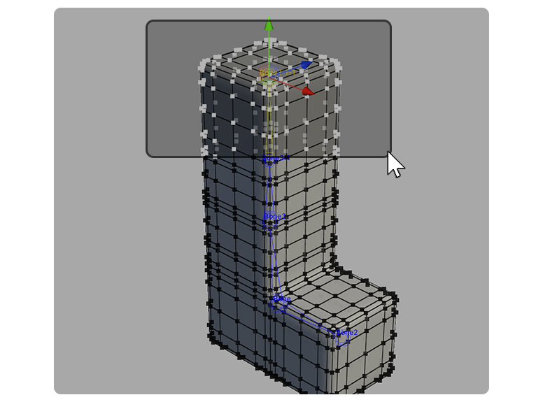 Weight Tool Select Vertex