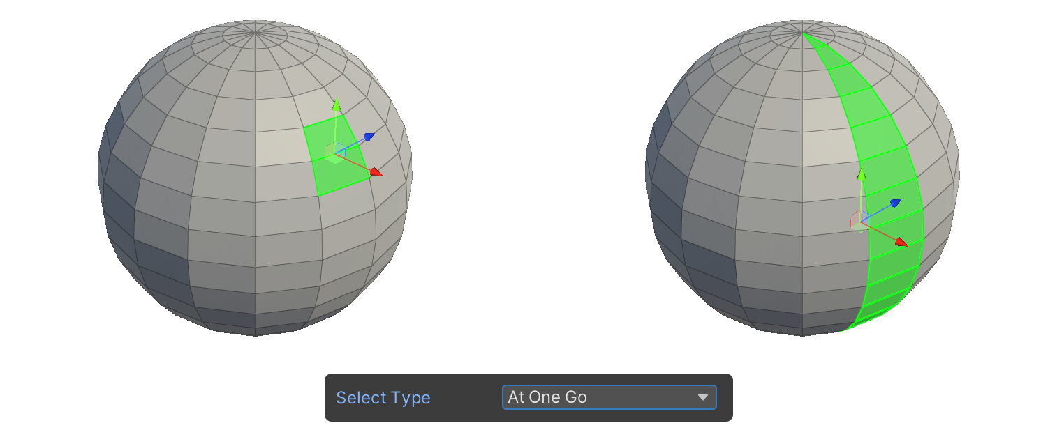 Loop Tool Face At One Go