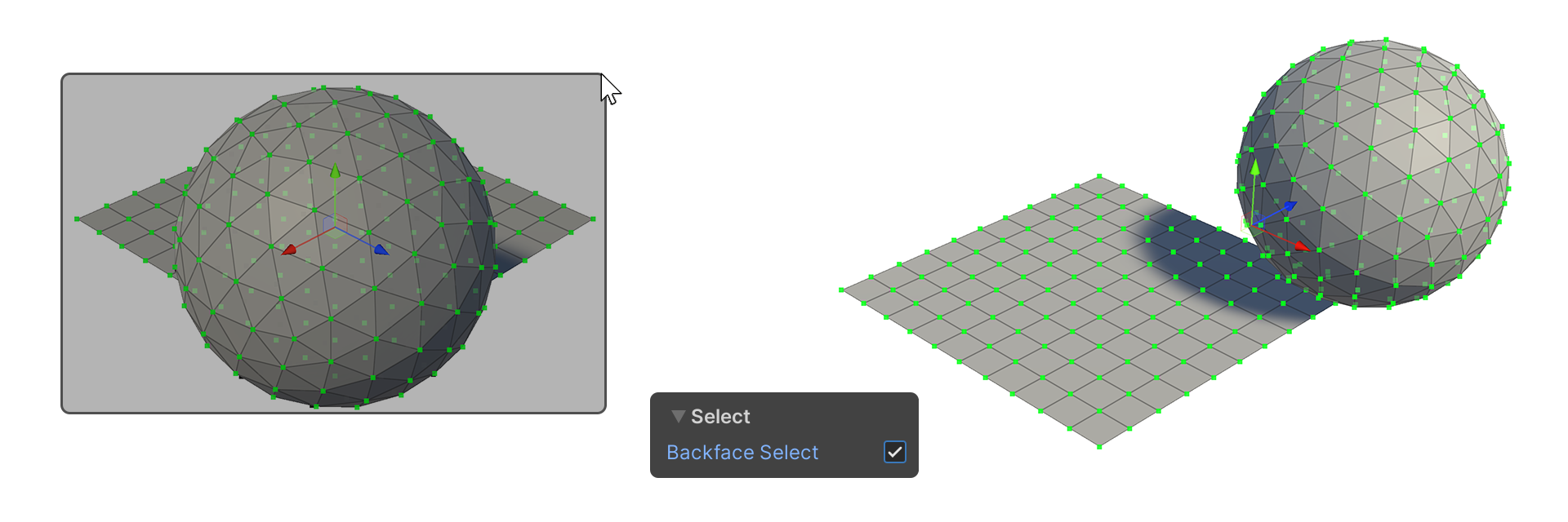 Vertex Backface Select On