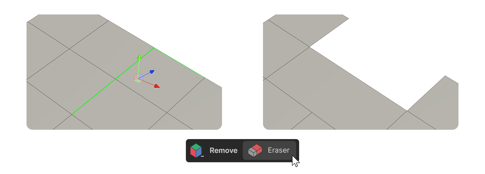 Eraser Tool Edge