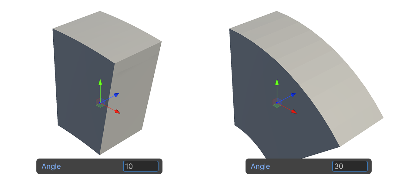 Bend Modifier Angle