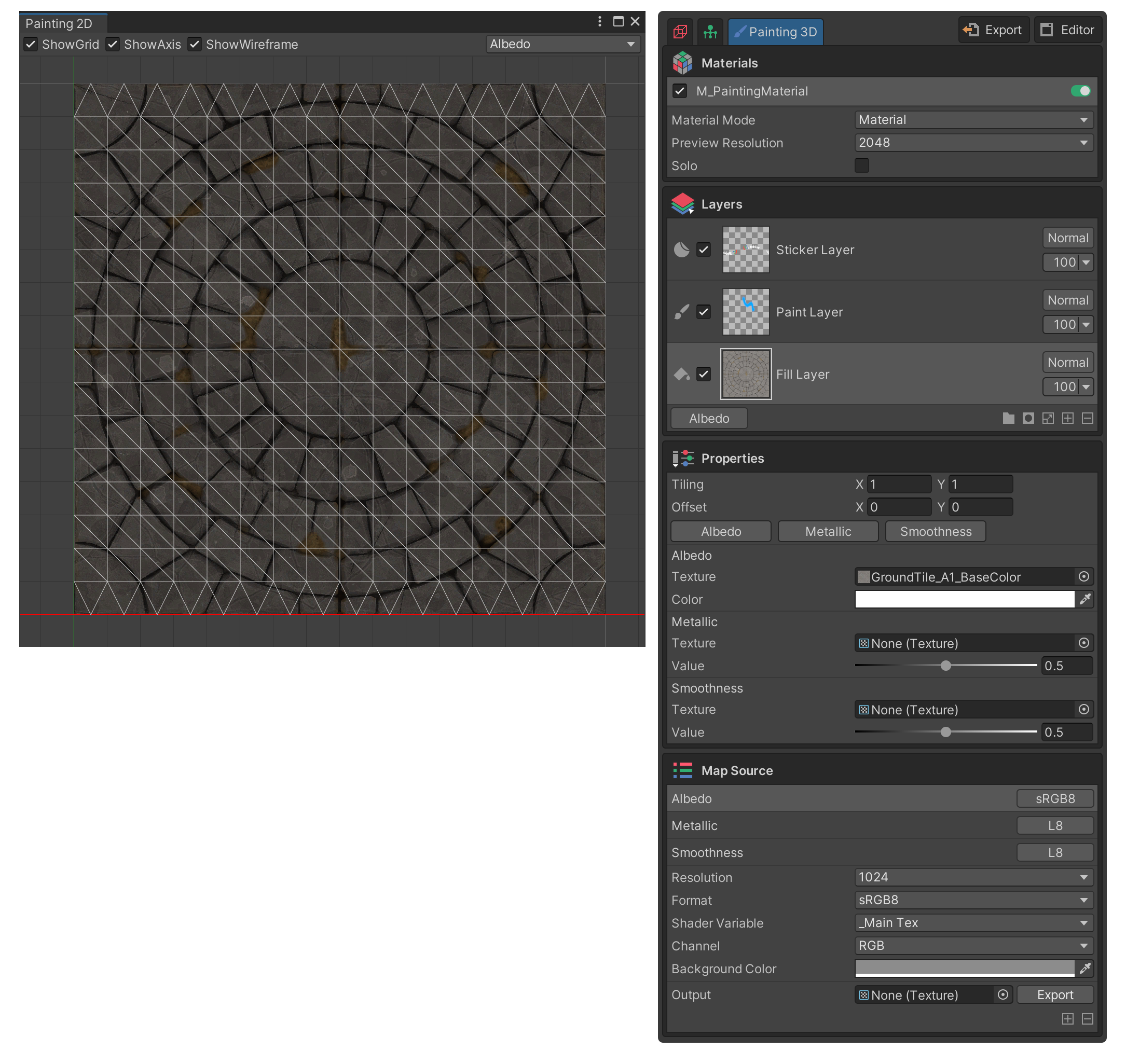 Painting Mode Interface
