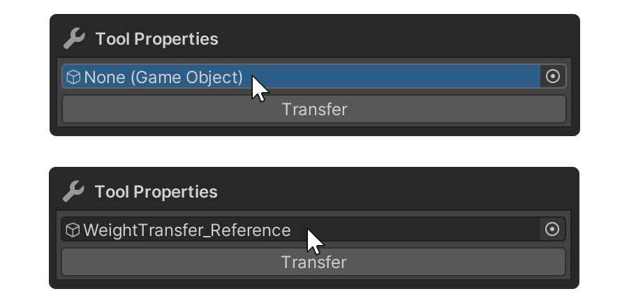 Weight Transfer Tool Reference