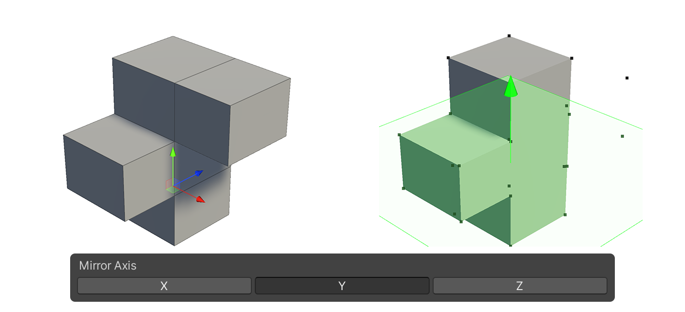 Mirror Modifier Axis X