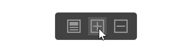 Modifier Add Button