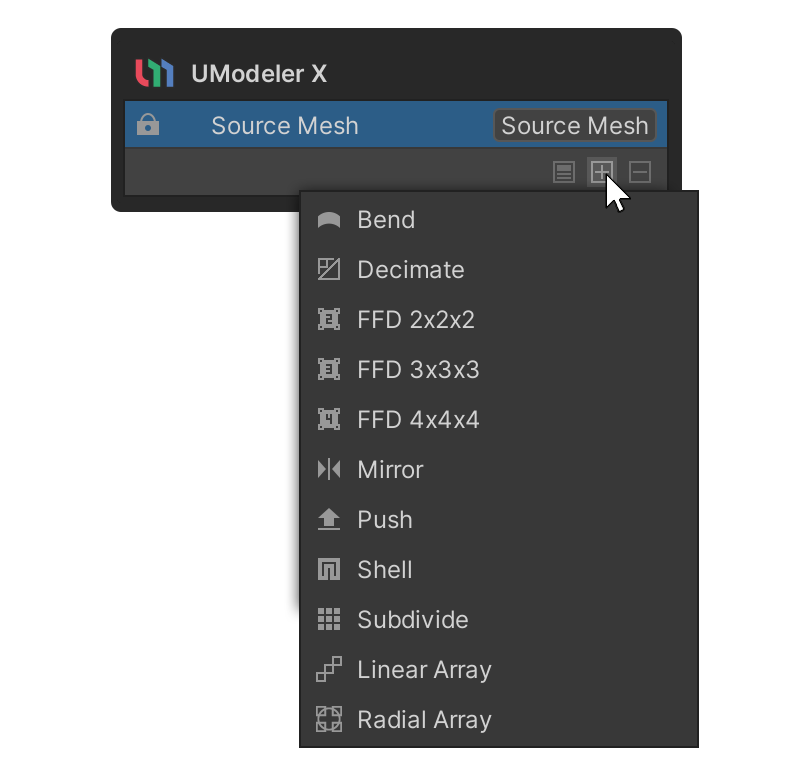 Modifier Add