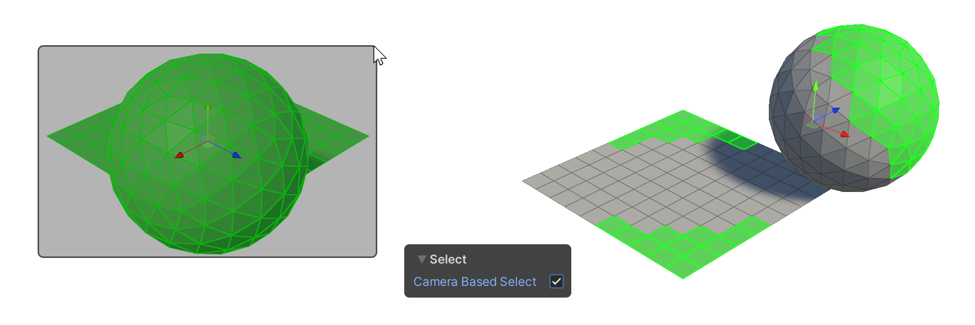 Face Camera Based Select On