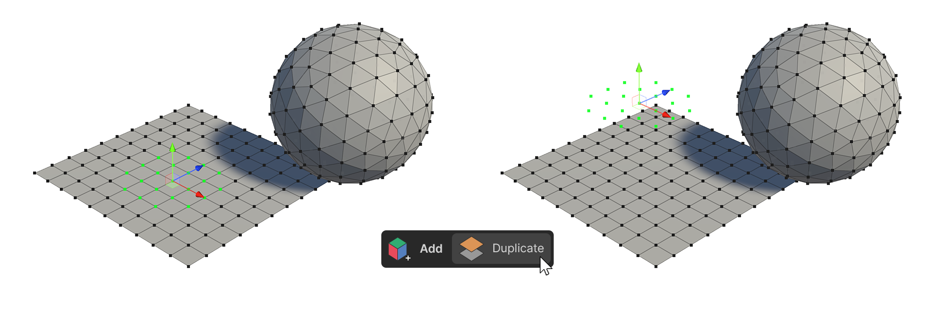 Duplicate Tool Vertex