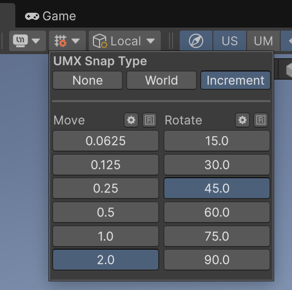 UMX Snap Type