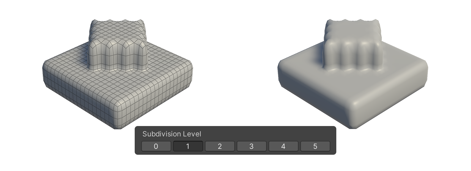 Subdivide Modifier Level 1