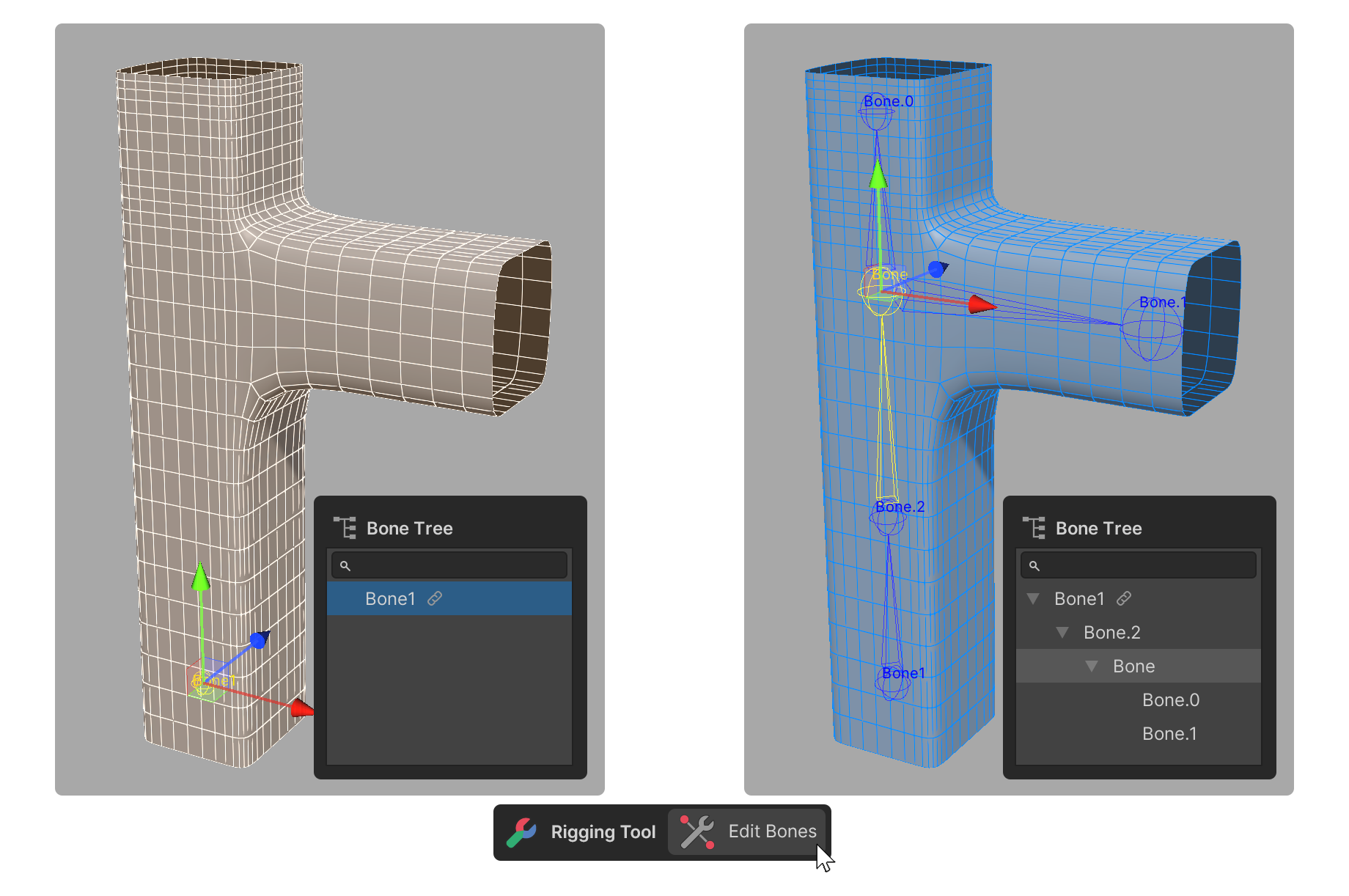 Rigging Mode Edit Bones