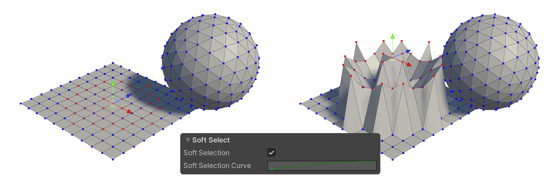 Vertex SoftSelectCurve_Example1