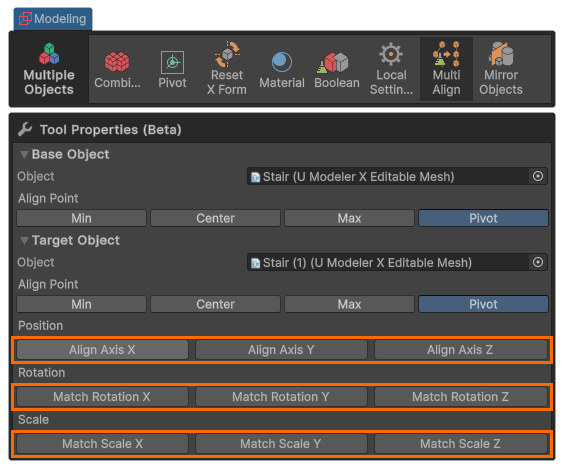 Boolean Tool Select Object
