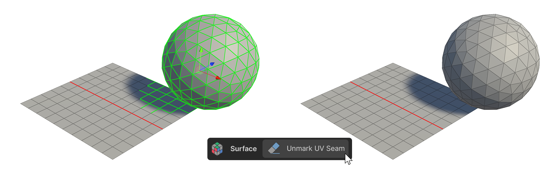 Unmark UV Seam Tool