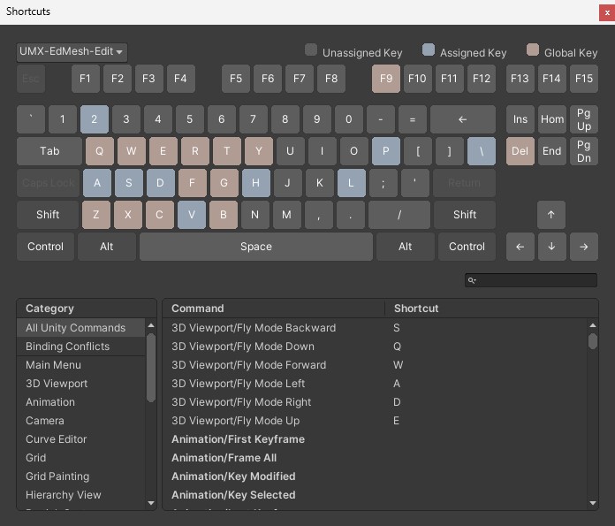 UnityInterface-UModelerX-UI_Short-cut1