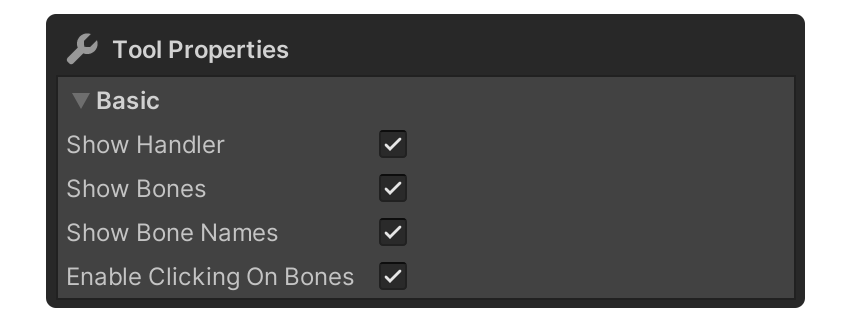 Weight Brush Tool Properties Basic