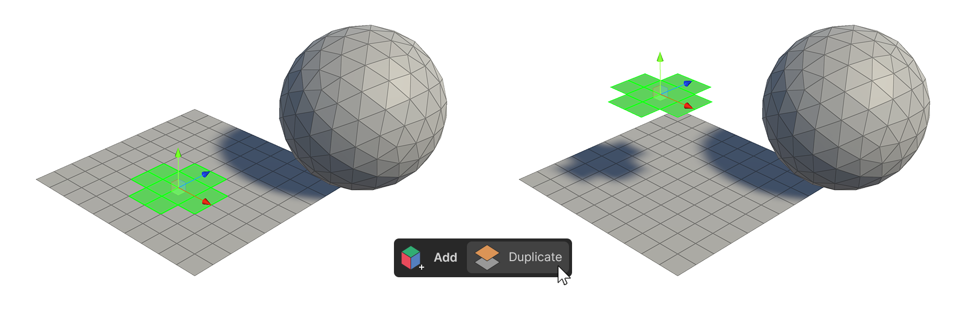 Duplicate Tool Face
